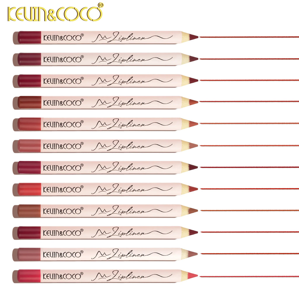 KEVIN&COCO 12-Pack Lip Liner Set