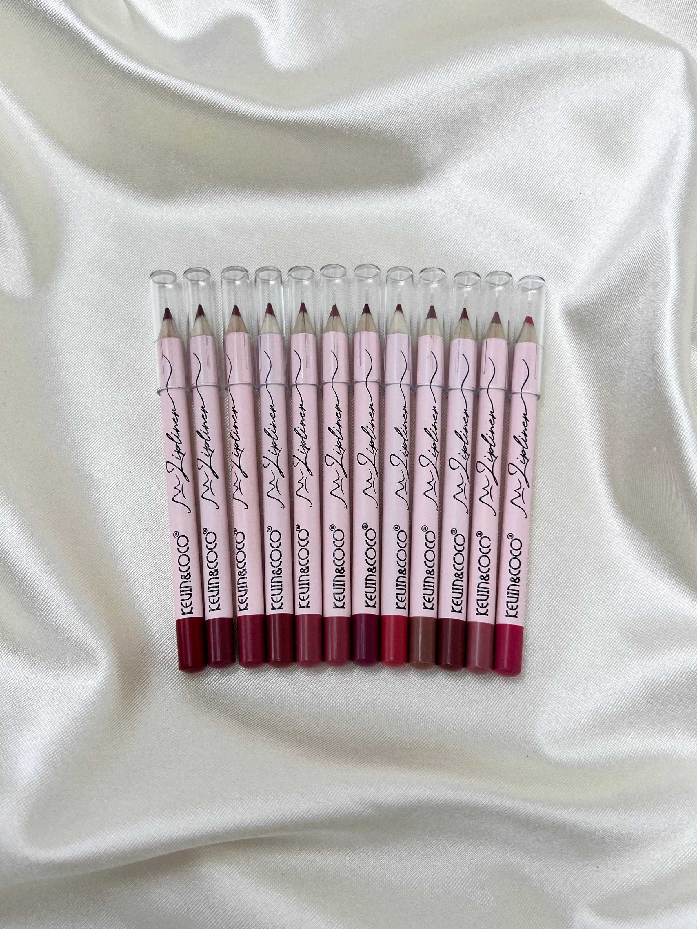 KEVIN&COCO 12-Pack Lip Liner Set