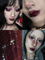 Shellwe Makeup Punk Bunny Lip Gloss G086 Moth Flame Red